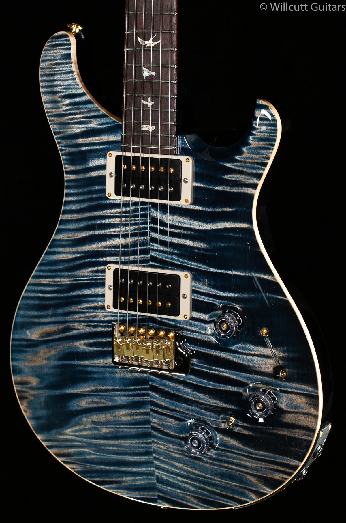 PRS Custom 22 Piezo Trem Faded Whale Blue 10 Top