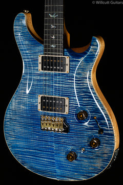 PRS Custom 22 Piezo Flame Maple Artist Top Faded Blue Jean 