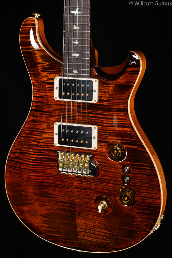 PRS 35th Anniversary Custom 24 Orange Tiger 10 Top - Willcutt Guitars
