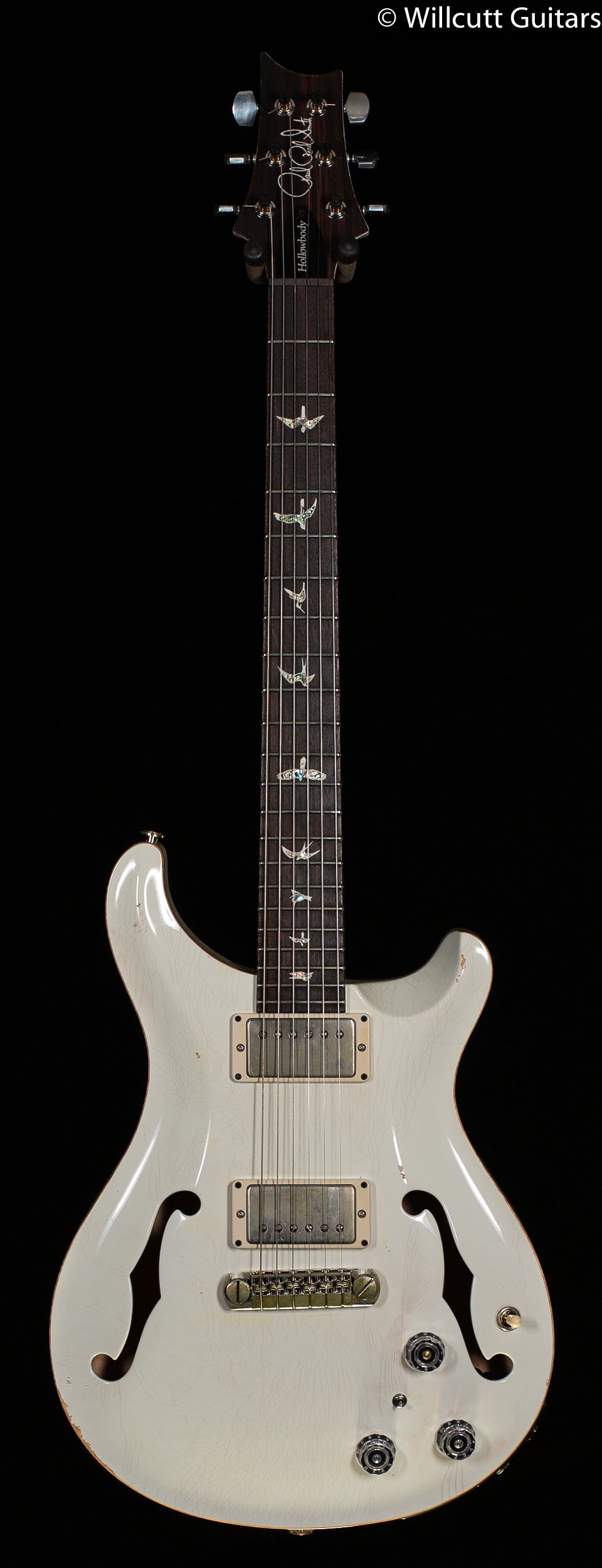 PRS Hollowbody II Piezo Antique White Underwood Aged