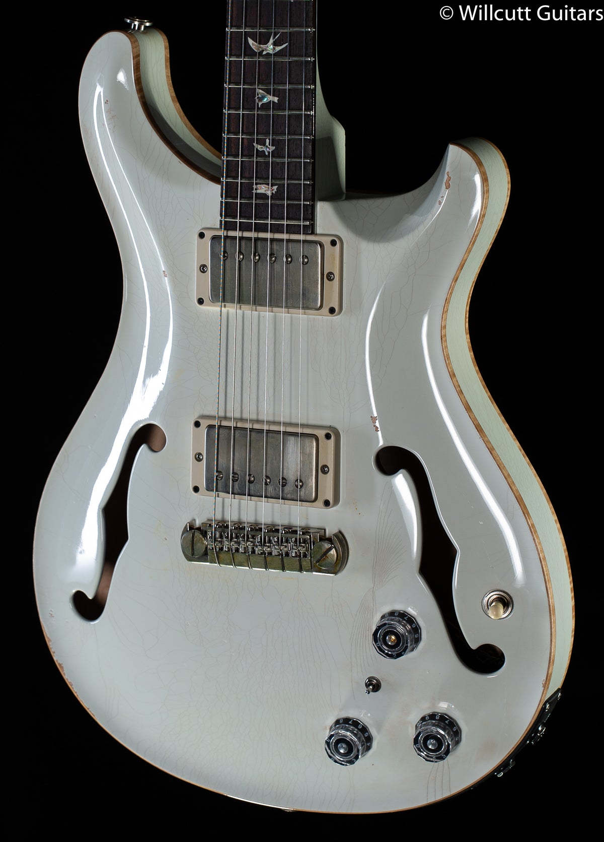 PRS Hollowbody II Piezo Antique White Underwood Aged