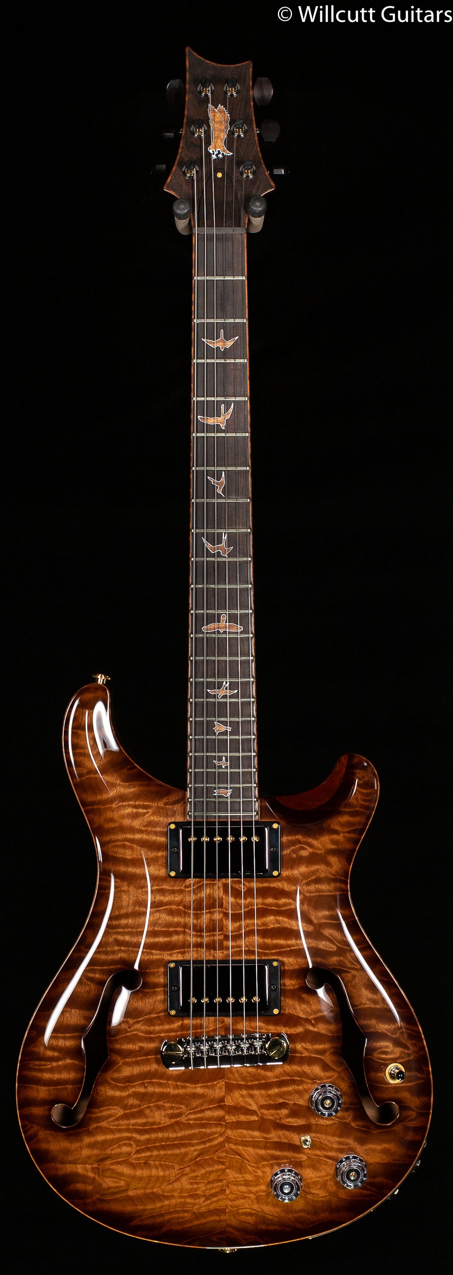 PRS Private Stock 8961 Hollowbody II Roasted Natural Smokeburst