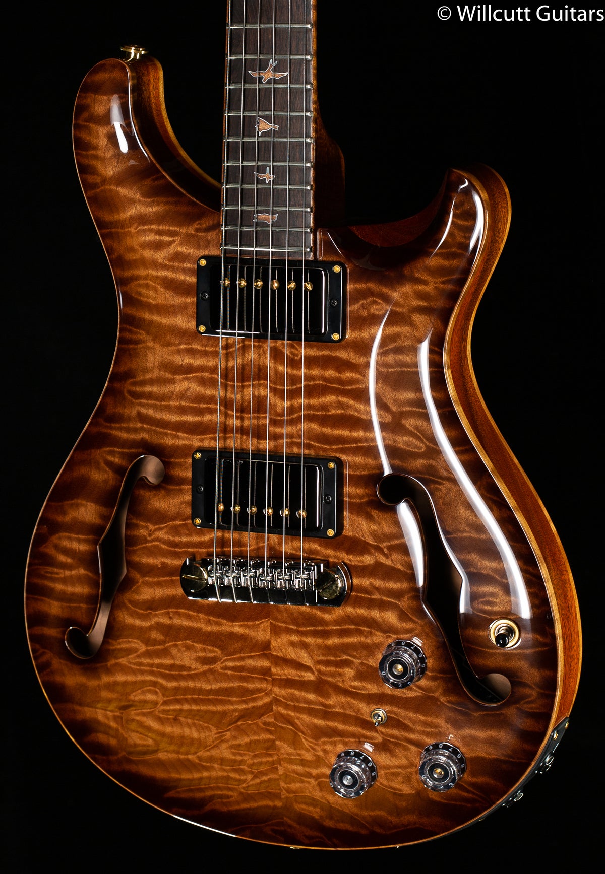 PRS Private Stock 8961 Hollowbody II Roasted Natural Smokeburst ...