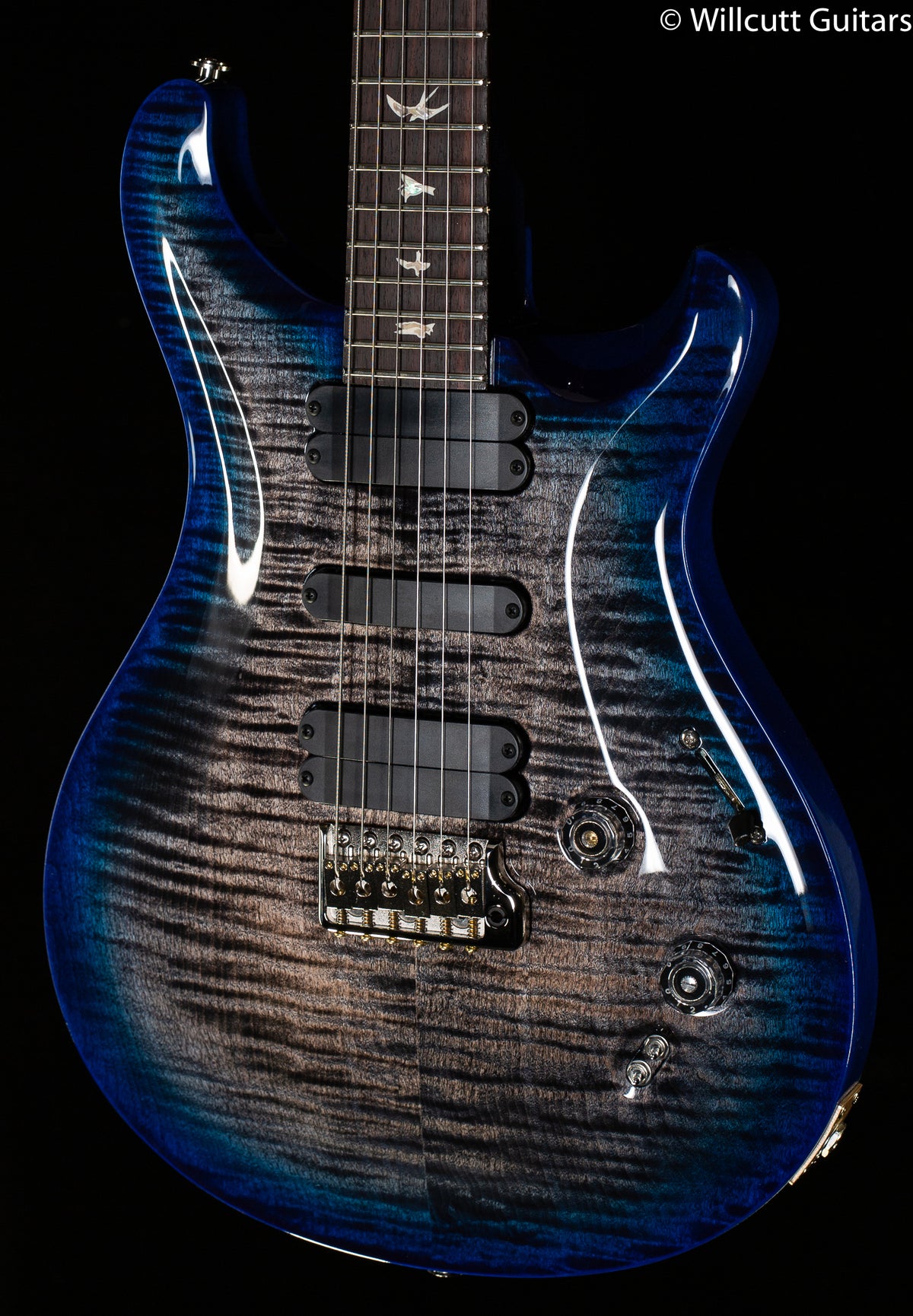PRS 509 Charcoal Blue Burst