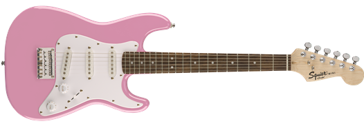 Squier Mini Strat®, Rosewood Fingerboard, Pink