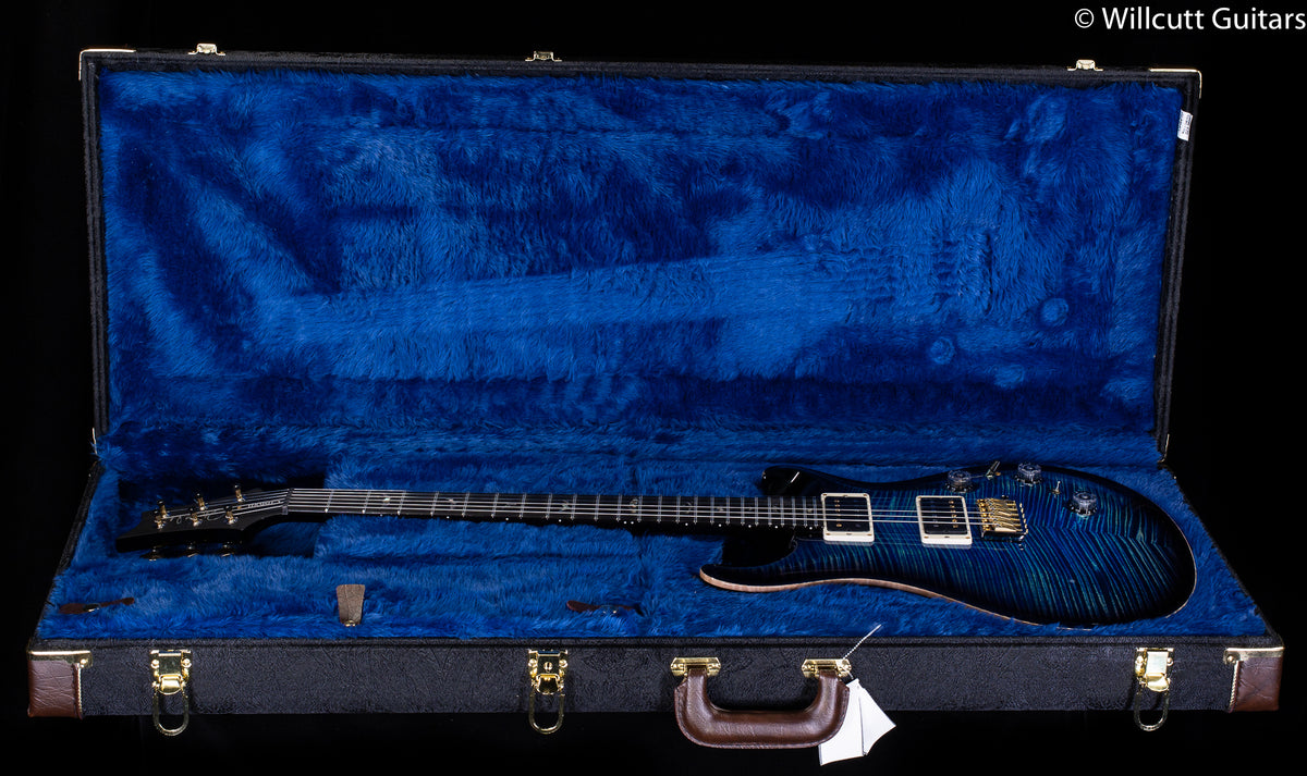 PRS Custom 24 Piezo River Blue Smokeburst Artist Package