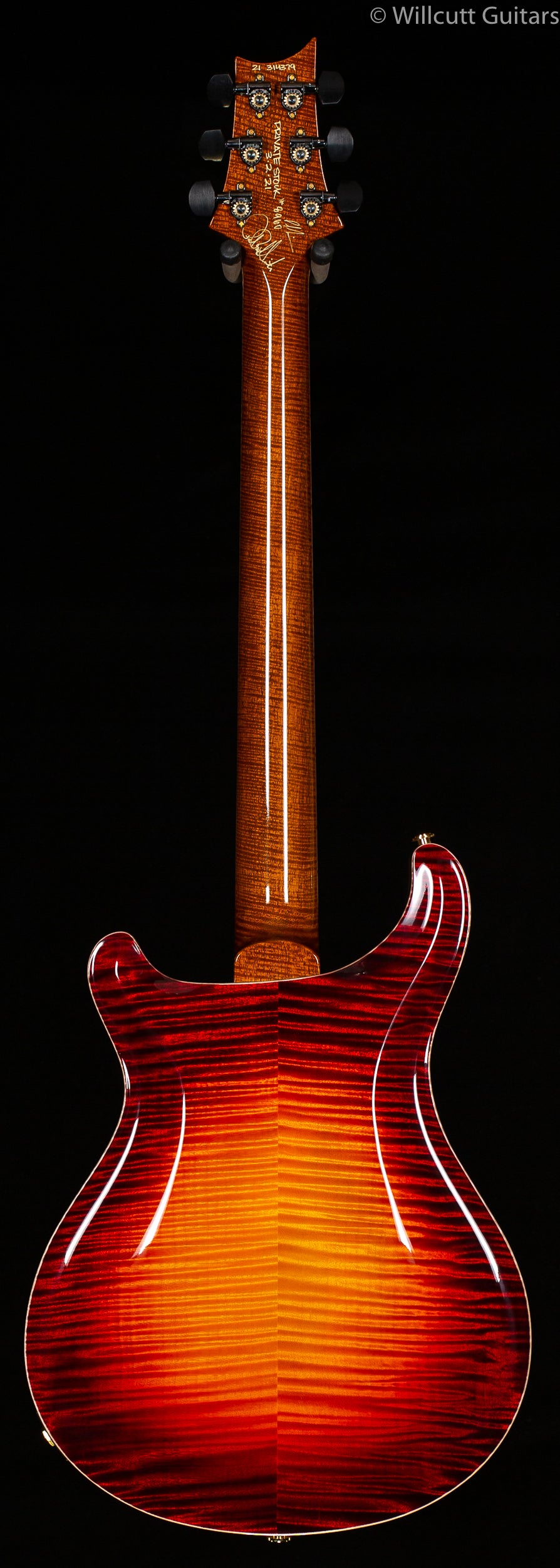 PRS Private Stock 8960 Hollowbody II 594 Dragons Breath Glow 24 Fret