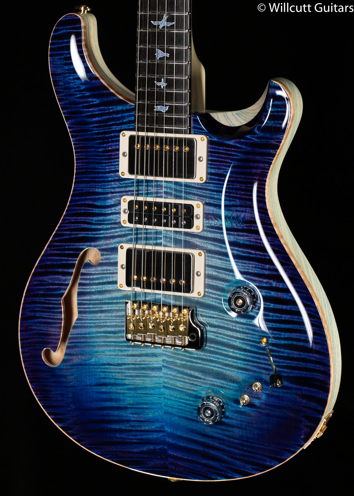 PRS Private Stock 8638 Special Semi Hollow Aqua Violet Glow