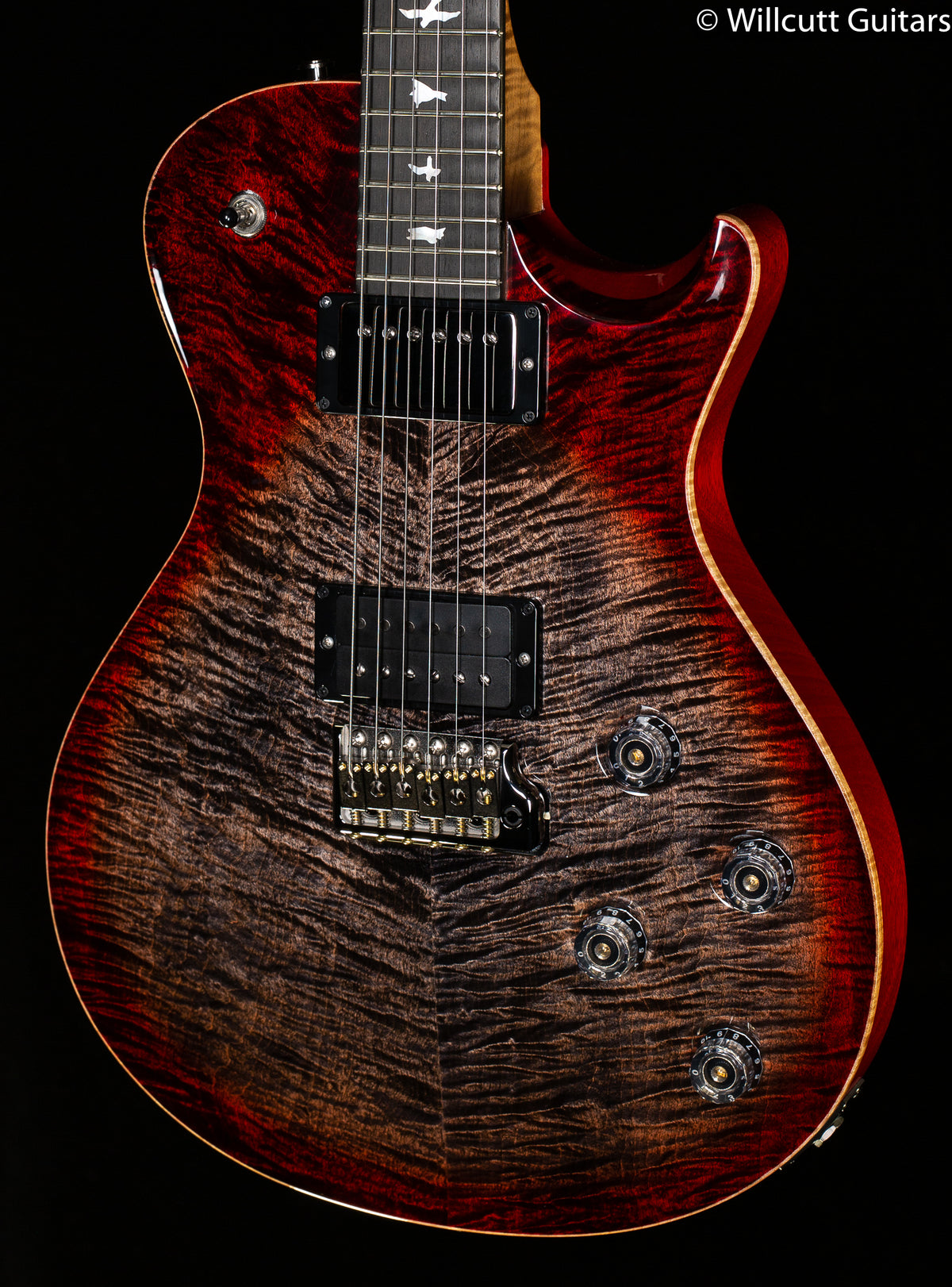 PRS Tremonti Wood Library Edition Charcoal Cherry Burst Roasted Maple