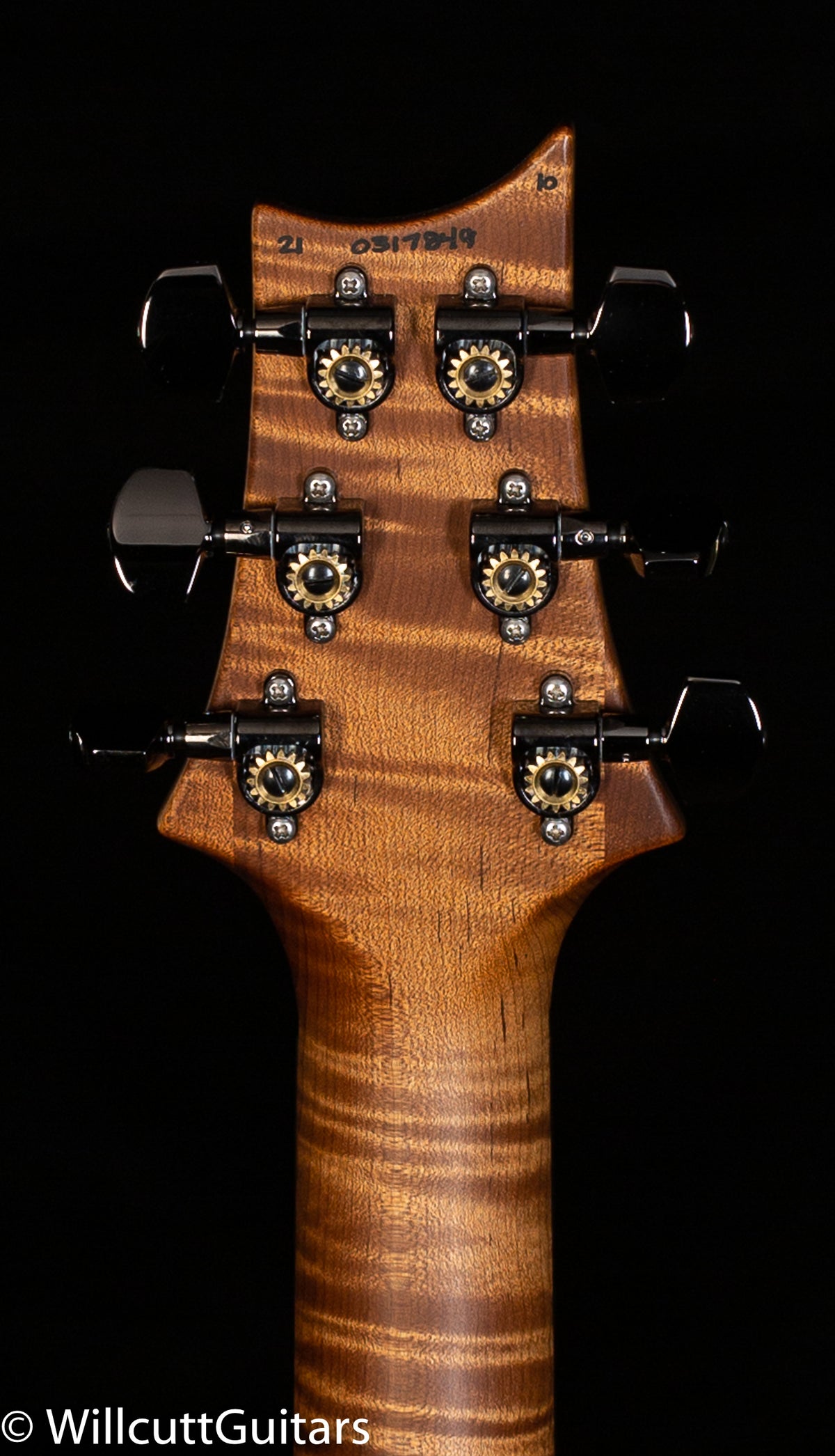 PRS Tremonti Wood Library Edition River Blue Roasted Maple 10 Top