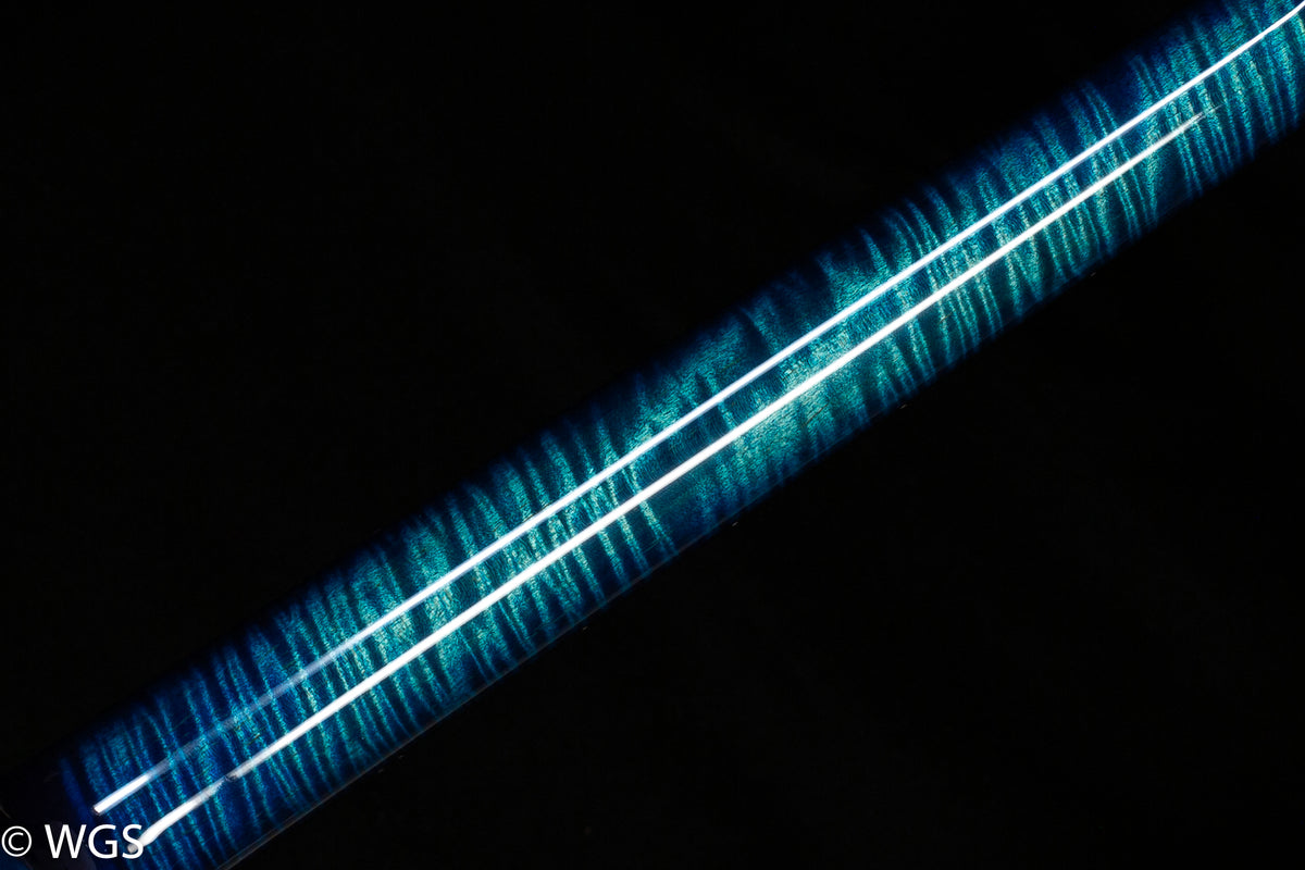 PRS Hollowbody II Piezo Wood Library Edition River Blue Smokeburst