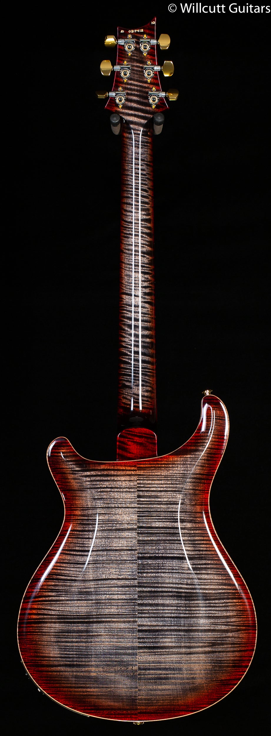 PRS Hollowbody II Piezo Wood Library Edition Charcoal Cherry Burst