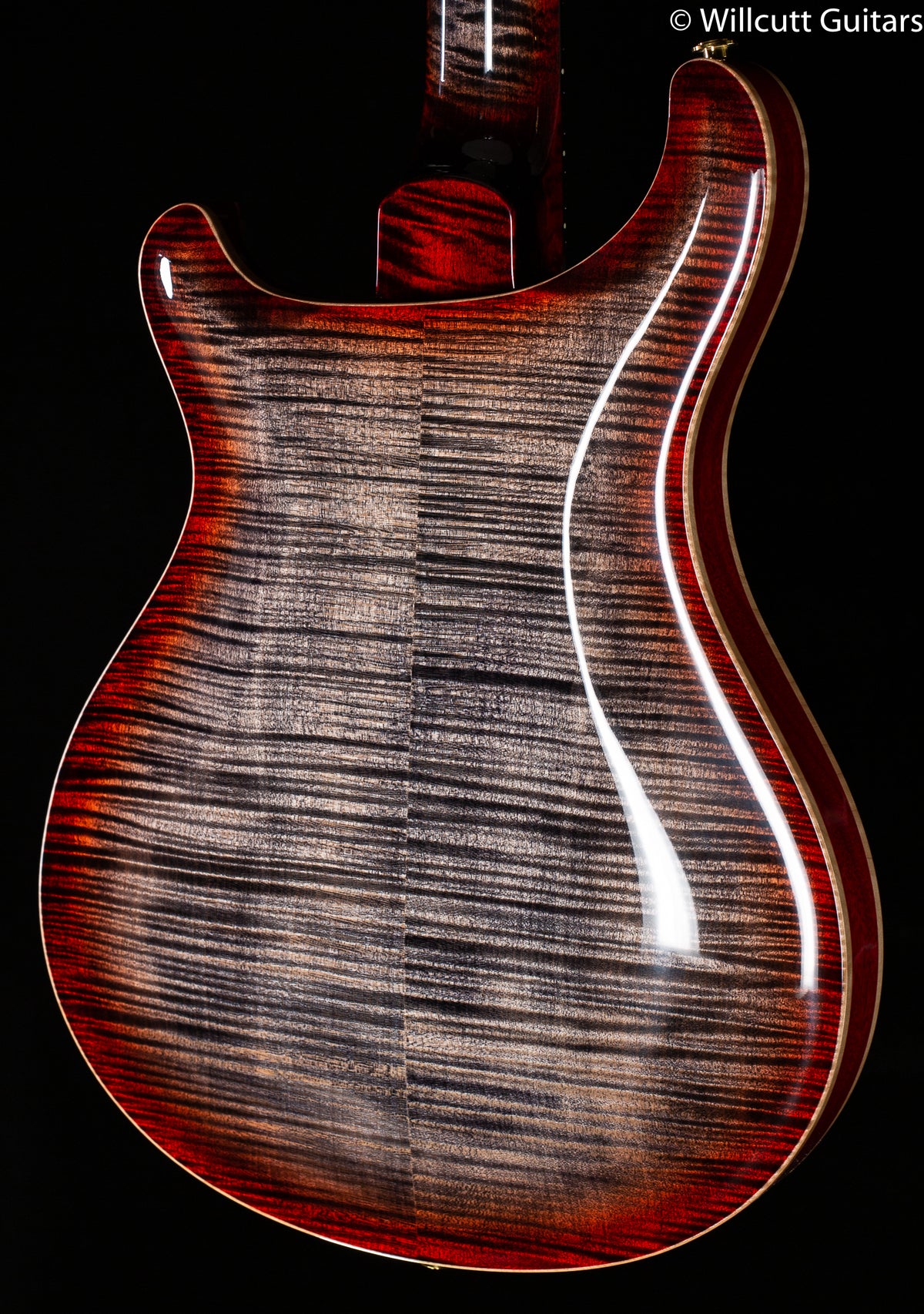 PRS Hollowbody II Piezo Wood Library Edition Charcoal Cherry Burst