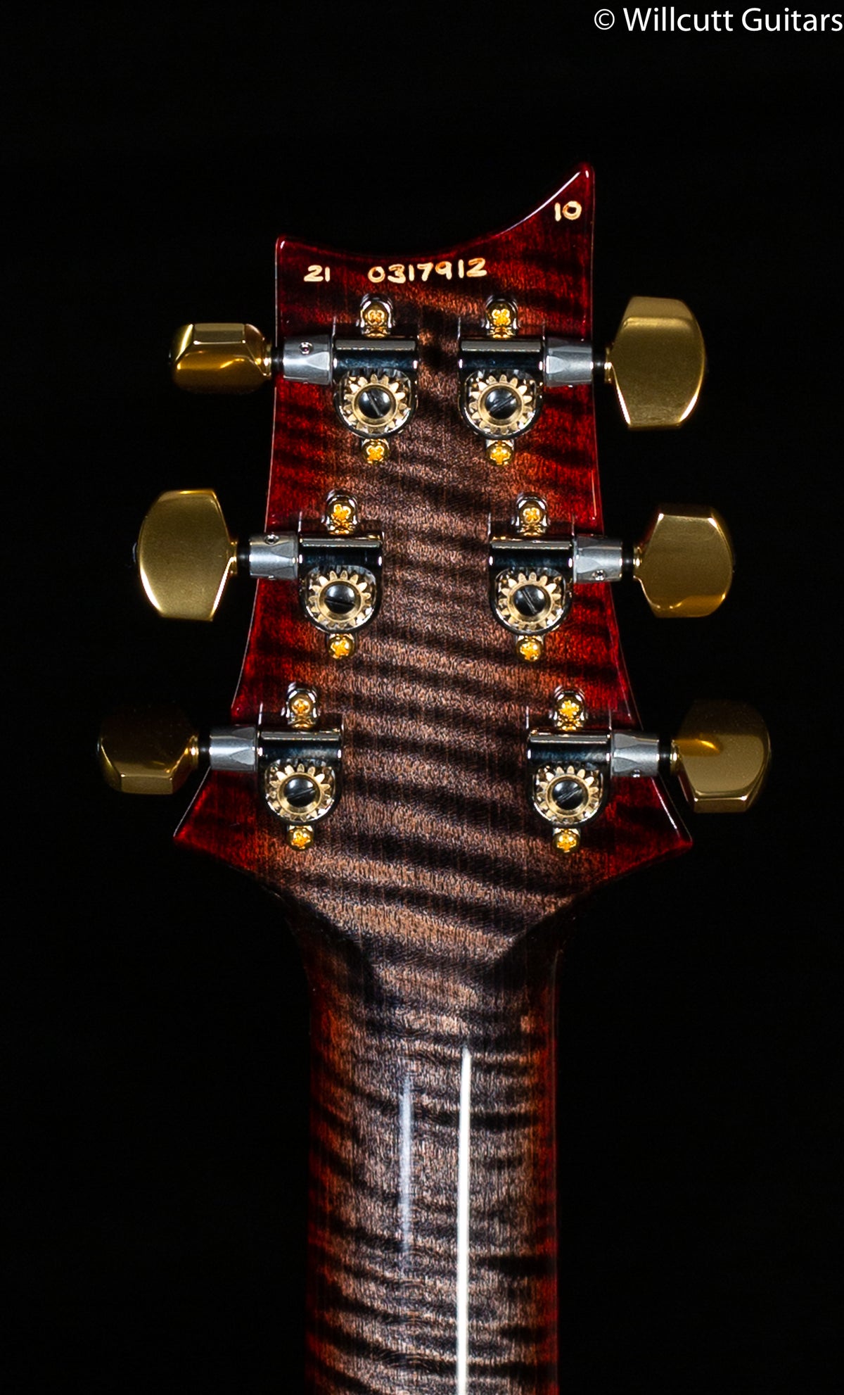 PRS Hollowbody II Piezo Wood Library Edition Charcoal Cherry Burst