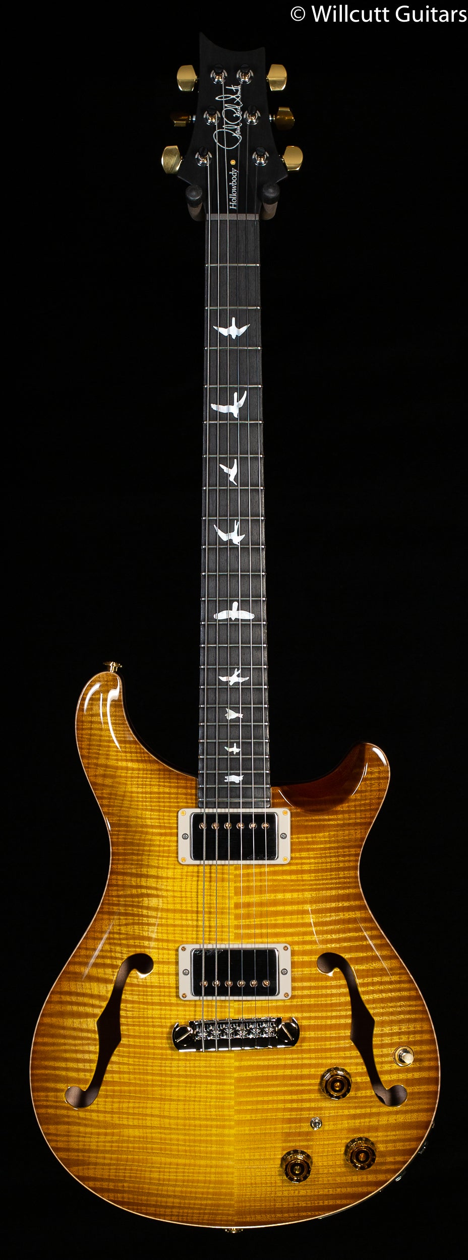 PRS Hollowbody II Piezo Wood Library Edition Livingston Lemondrop
