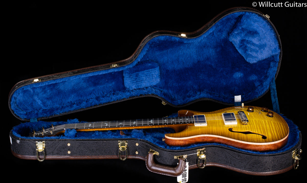 PRS Hollowbody II Piezo Wood Library Edition Livingston Lemondrop