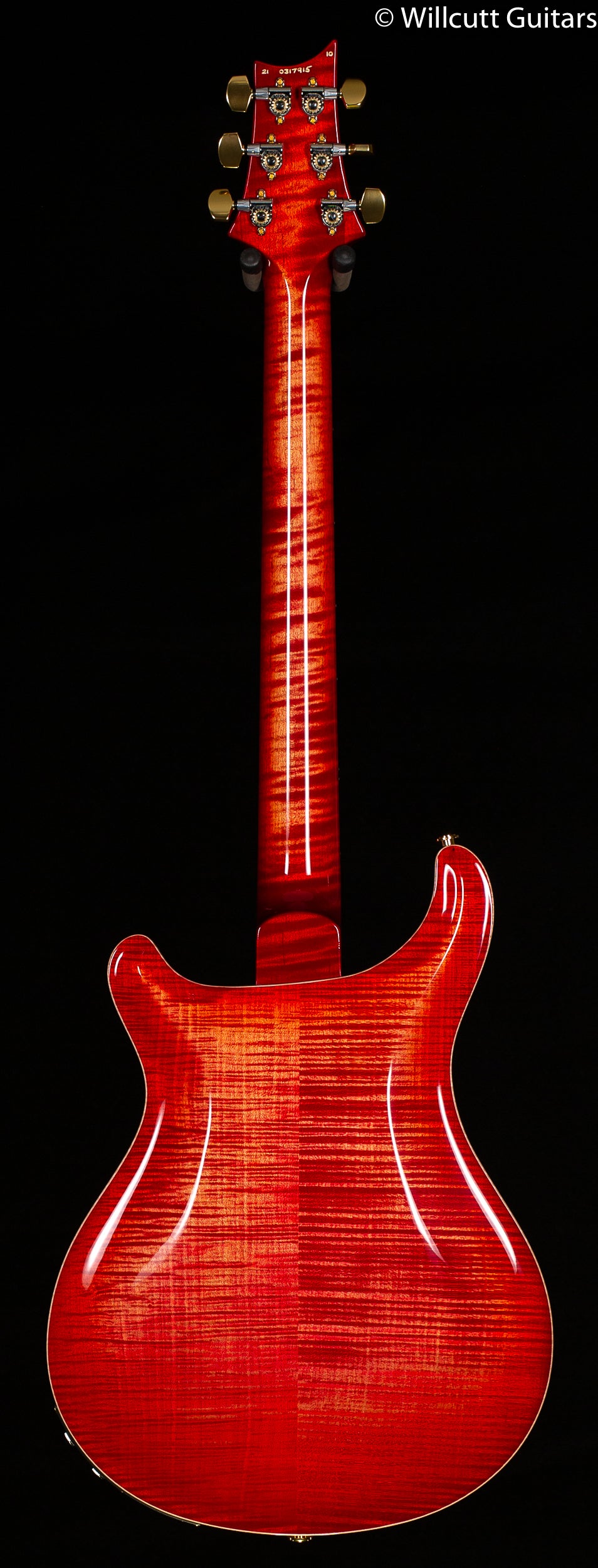 PRS Hollowbody II Piezo Wood Library Edition Blood Orange