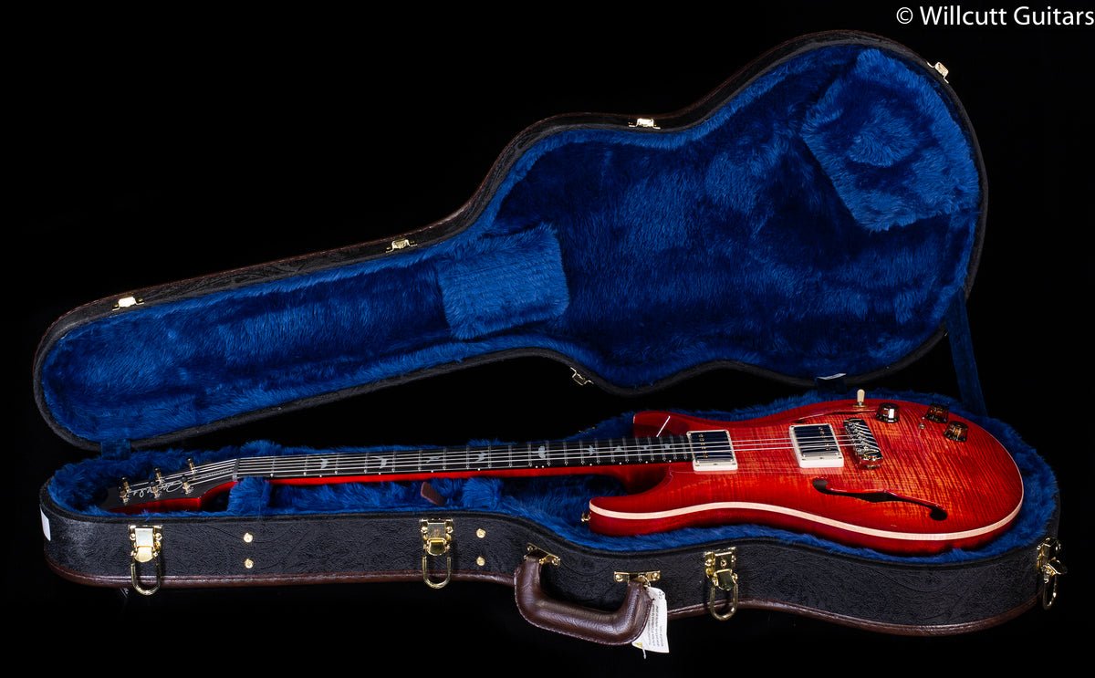 PRS Hollowbody II Piezo Wood Library Edition Blood Orange