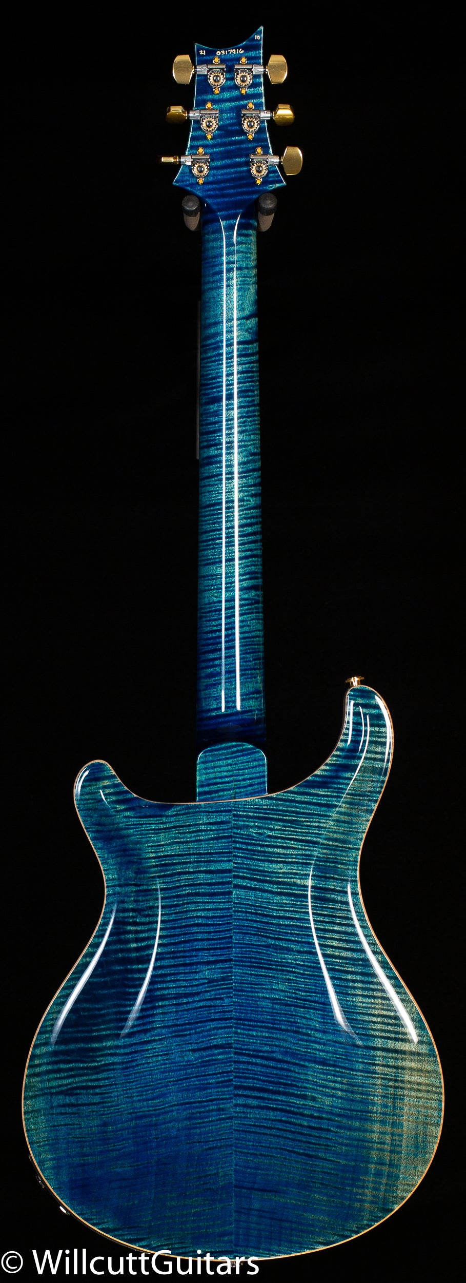 PRS Hollowbody II Piezo Wood Library Edition River Blue