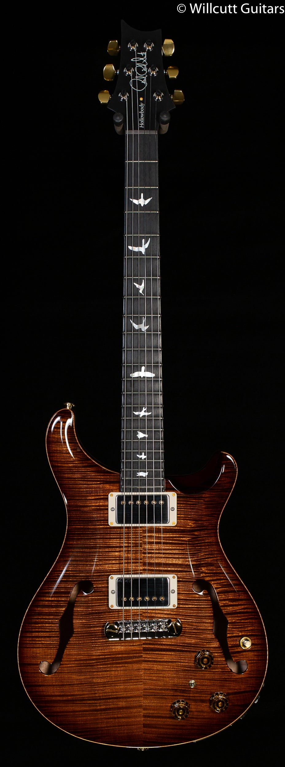 PRS Wood Library Hollowbody II Piezo Copperhead Burst
