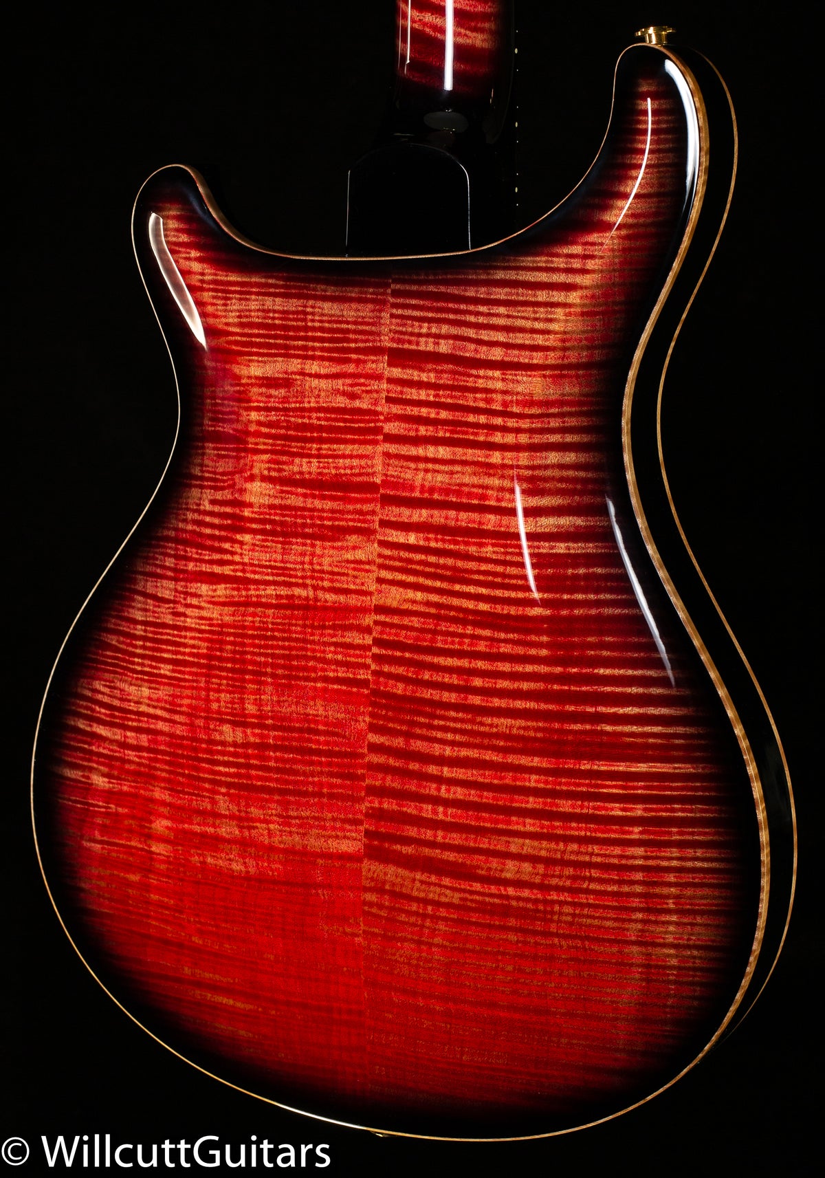 PRS Hollowbody II Piezo Wood Library Edition Blood Orange Smokeburst