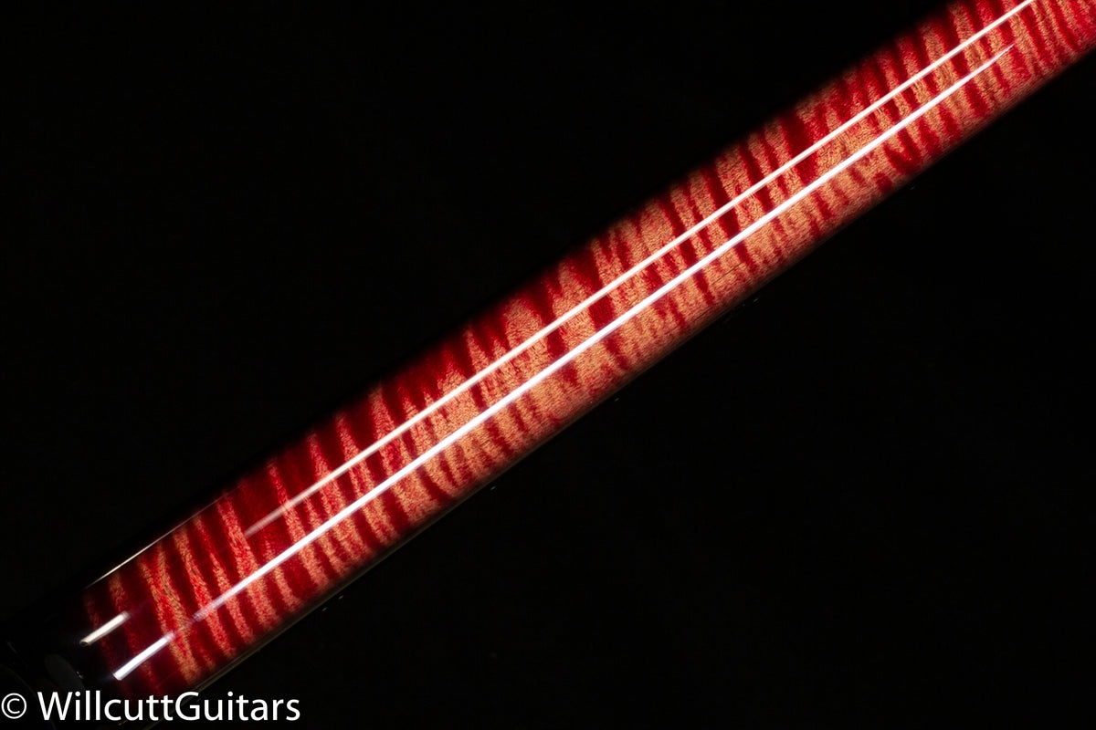 PRS Hollowbody II Piezo Wood Library Edition Blood Orange Smokeburst