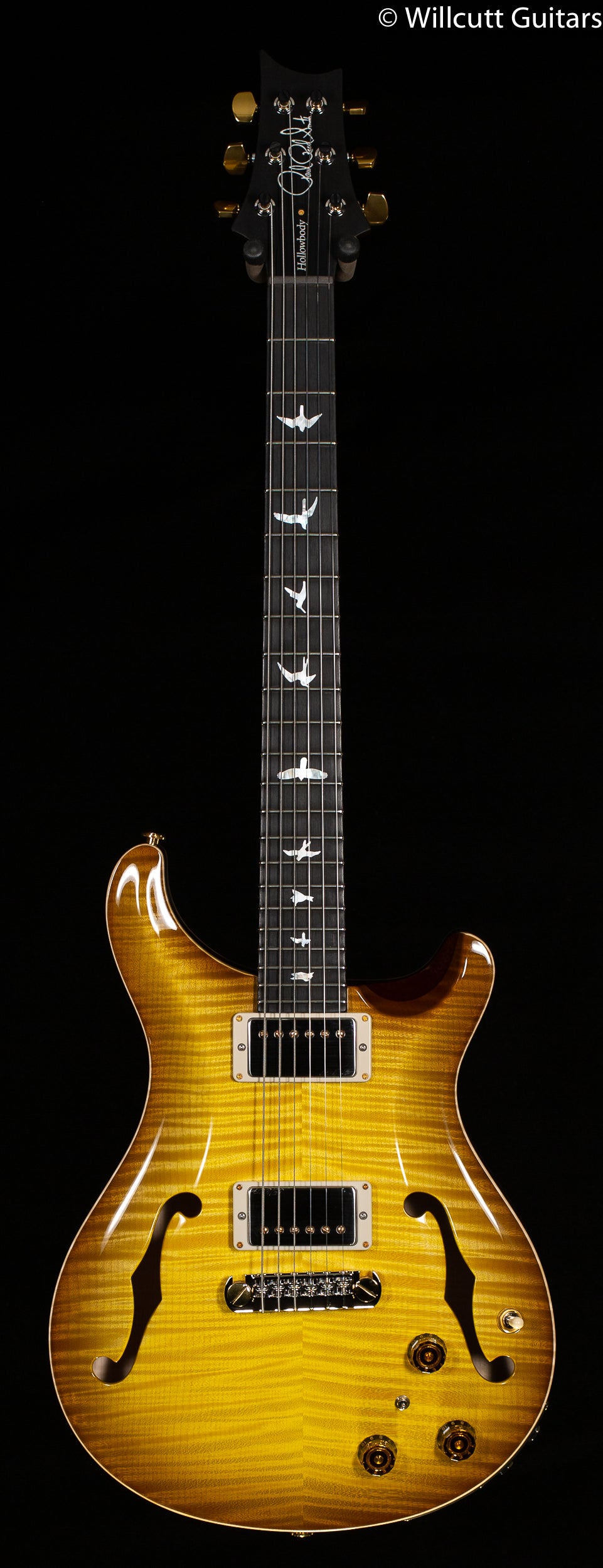 PRS Hollowbody II Piezo Wood Library Edition Livingston Lemondrop