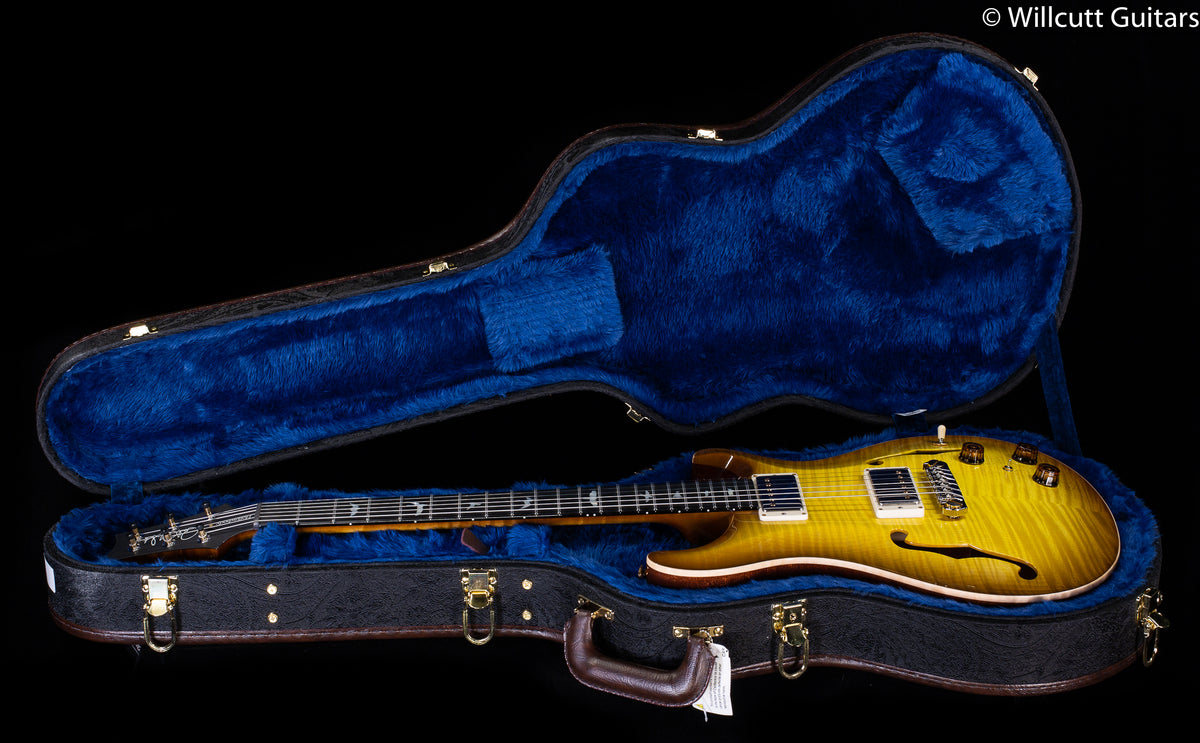PRS Hollowbody II Piezo Wood Library Edition Livingston Lemondrop