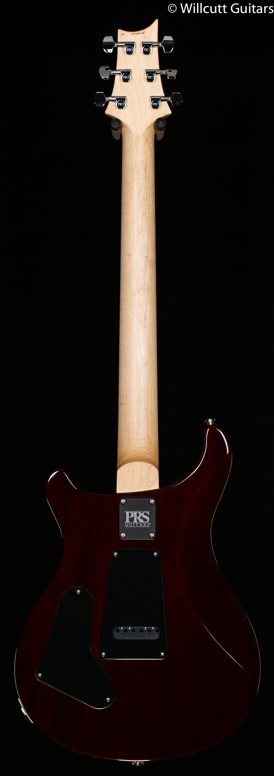 PRS CE24 Semi-Hollow Fire Red Burst