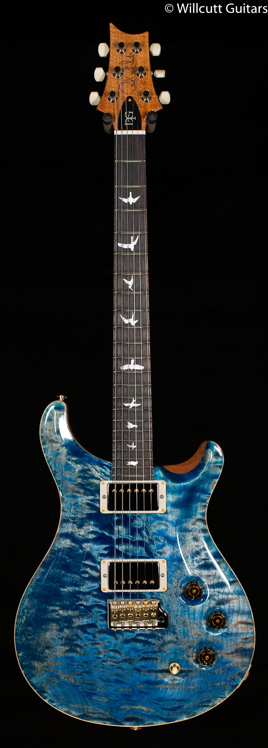 PRS DGT Wood Library Edition Faded Blue Jean Brazilian Fretboard