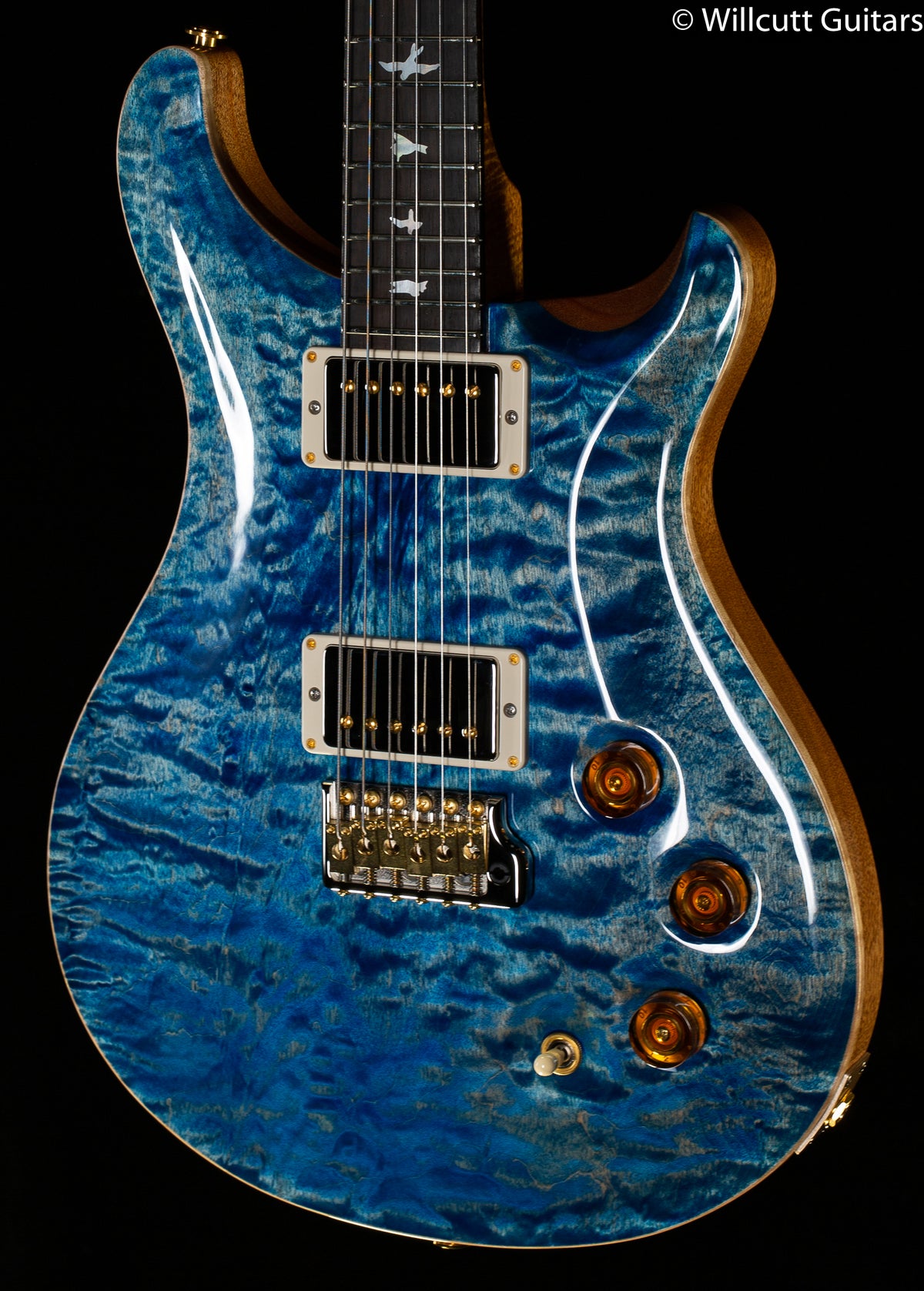 PRS DGT Wood Library Edition Faded Blue Jean Brazilian Fretboard