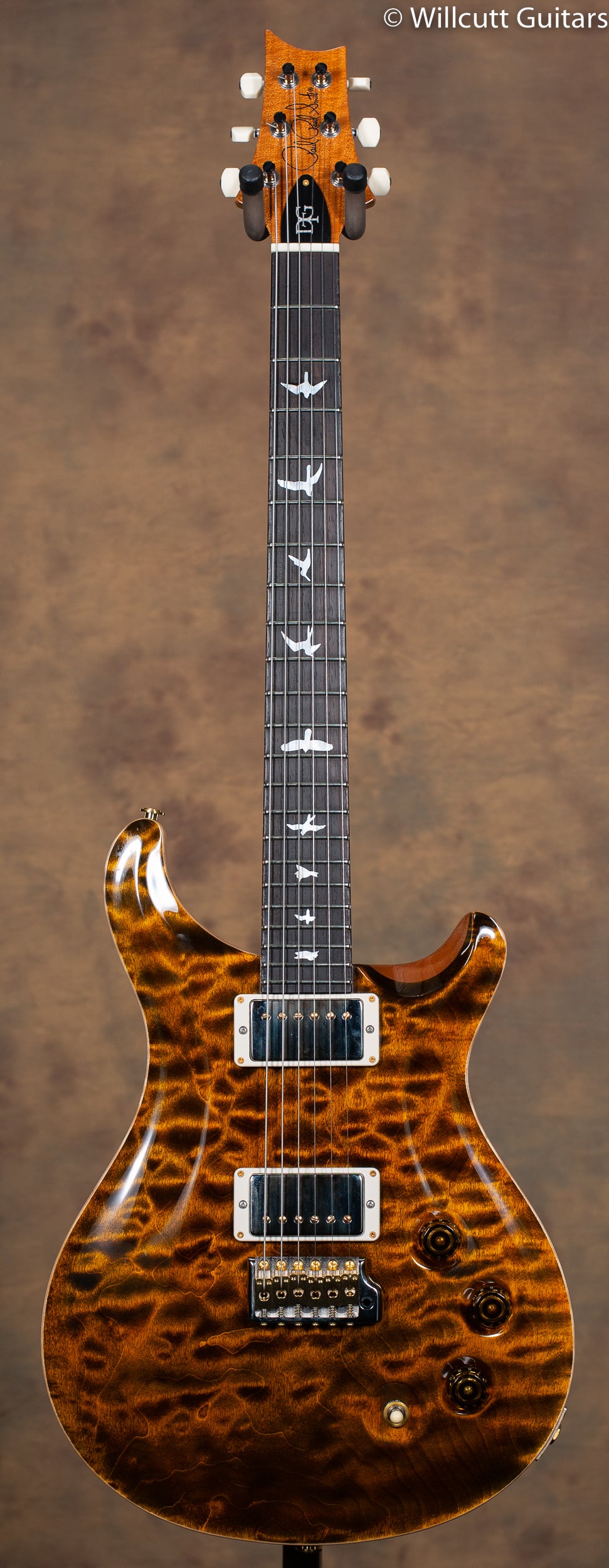 PRS Wood Library DGT Yellow Tiger Brazilian Fretboard