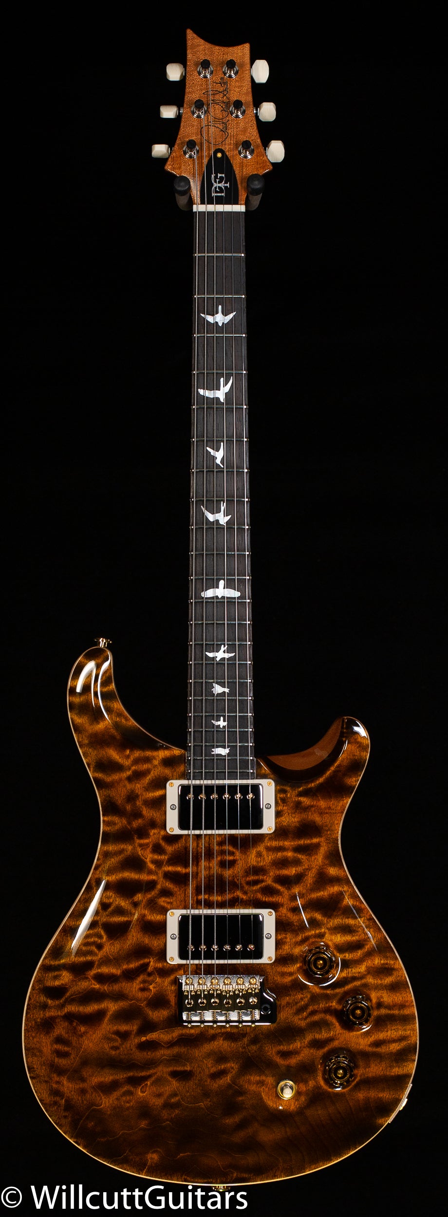 PRS DGT Wood Library Edition Yellow Tiger Brazilian Fretboard