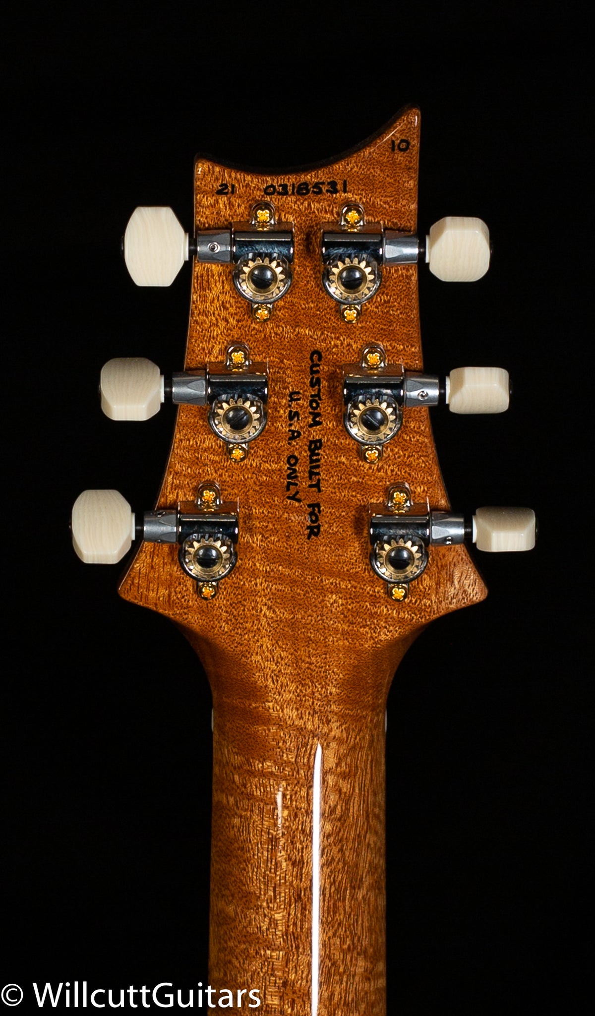 PRS DGT Wood Library Edition Yellow Tiger Brazilian Fretboard