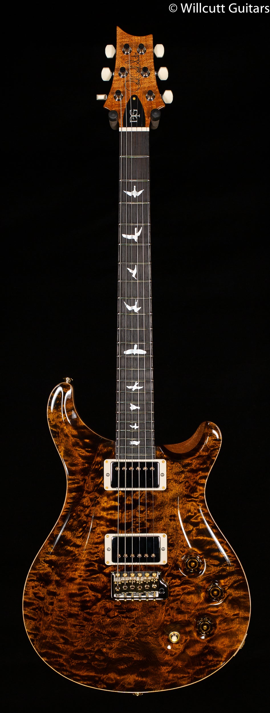PRS DGT Wood Library Edition Yellow Tiger Brazilian Fretboard