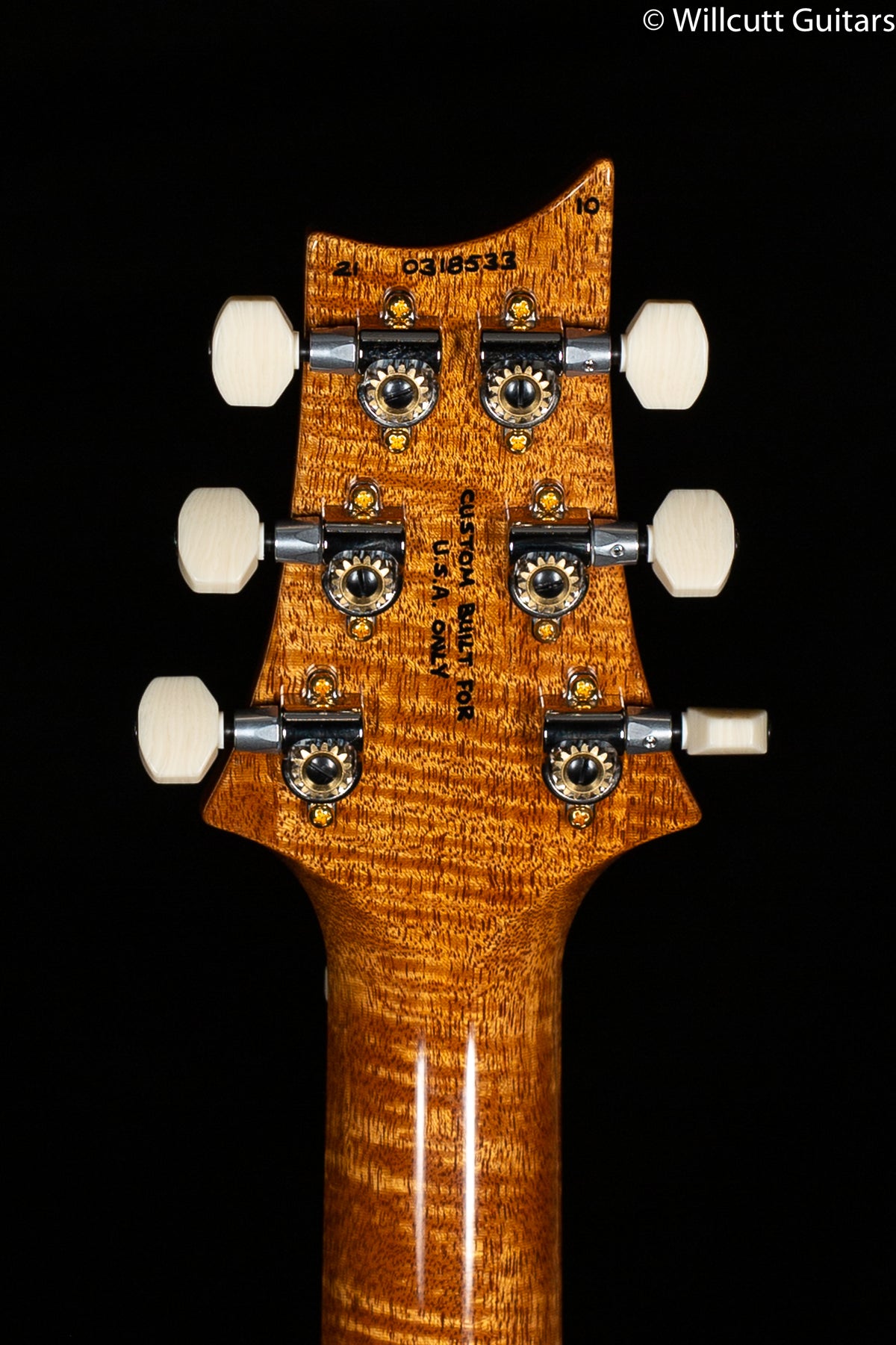 PRS DGT Wood Library Edition Yellow Tiger Brazilian Fretboard