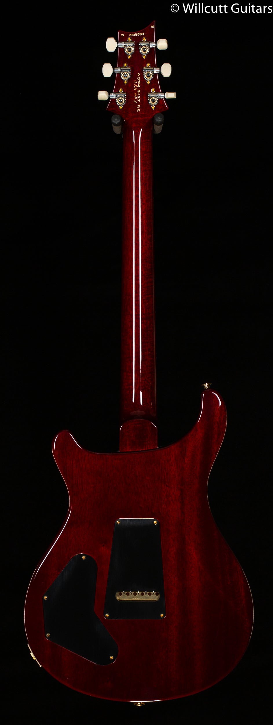 PRS DGT Wood Library Edition Fire Red Burst Brazilian Fretboard