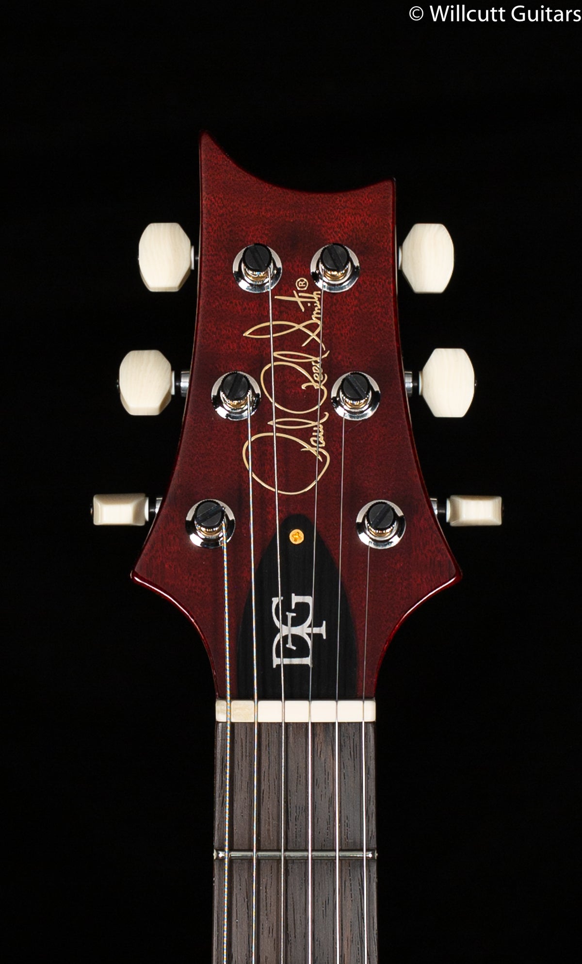 PRS DGT Wood Library Edition Fire Red Burst Brazilian Fretboard