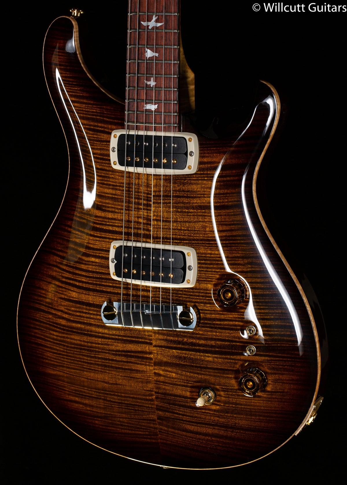 PRS Paul&#39;s Guitar Wood Library Edition Black Gold Roasted Maple