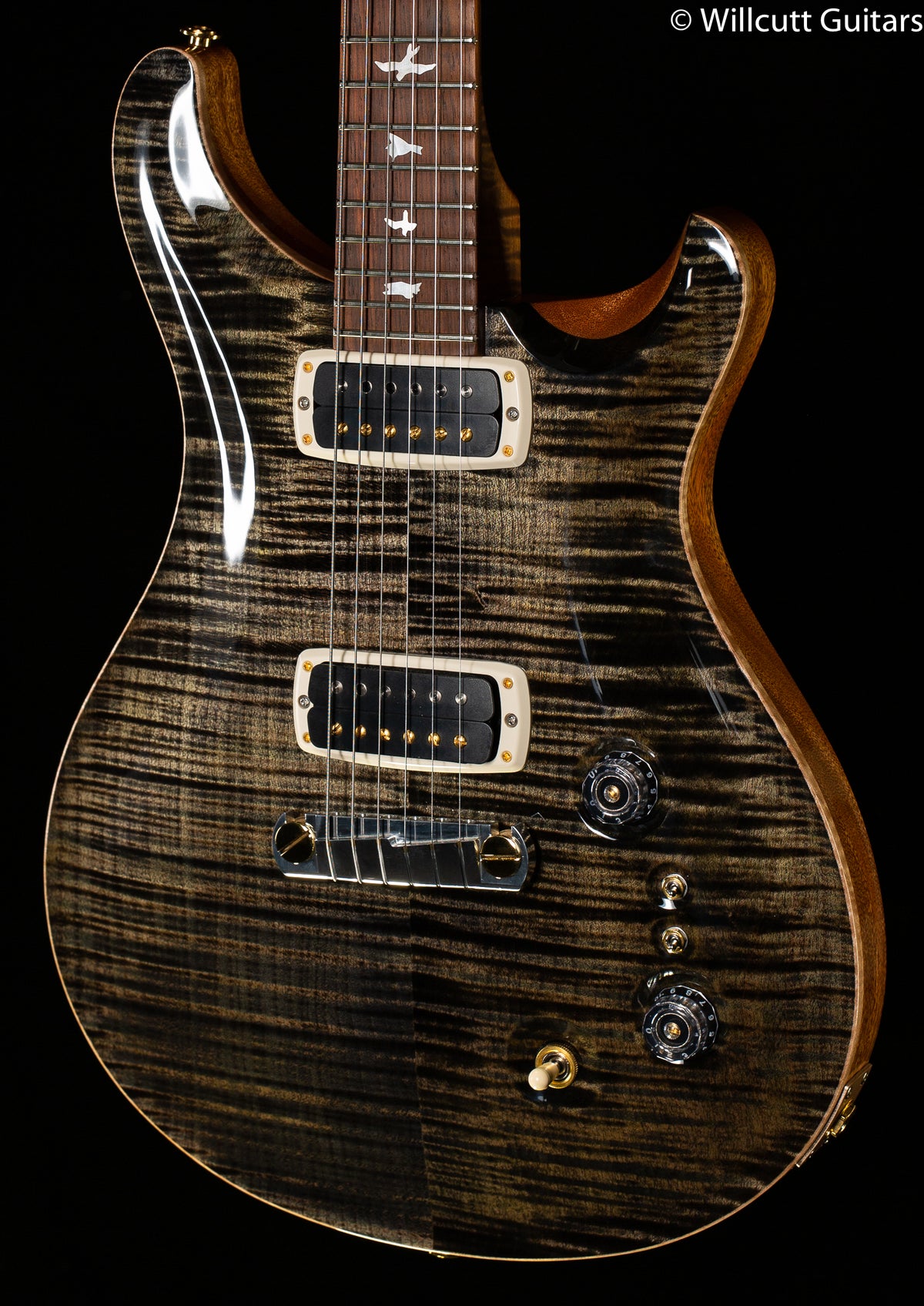 PRS Paul&#39;s Guitar Wood Library Edition Obsidian Roasted Maple