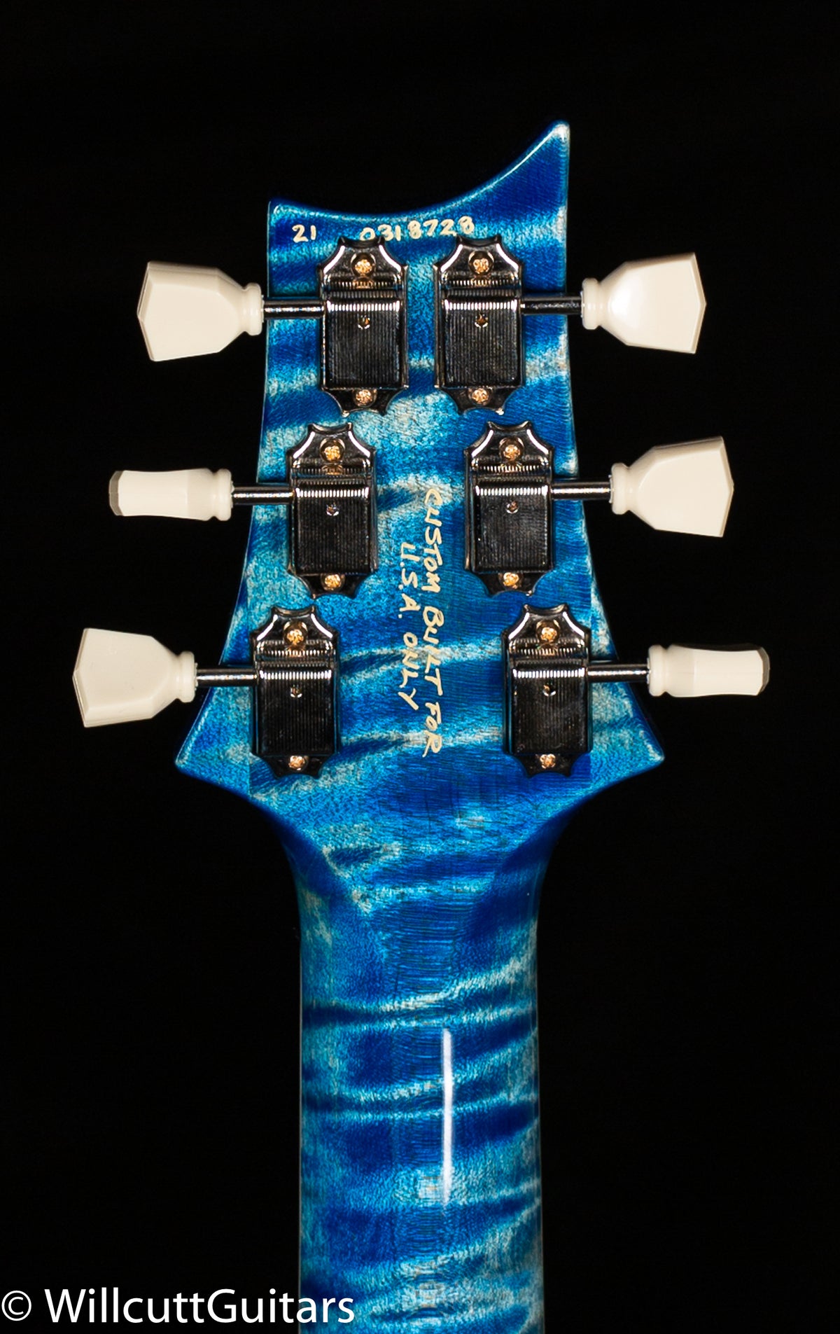 PRS Hollowbody II 594 Wood Library Edition Frost River Blue