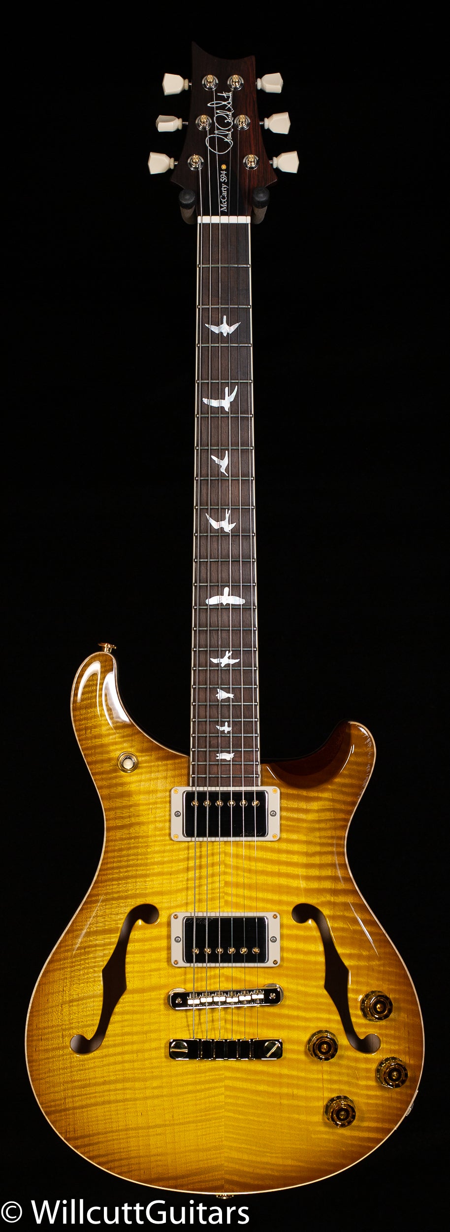 PRS Hollowbody II 594 Wood Library Edition Livingston Lemondrop