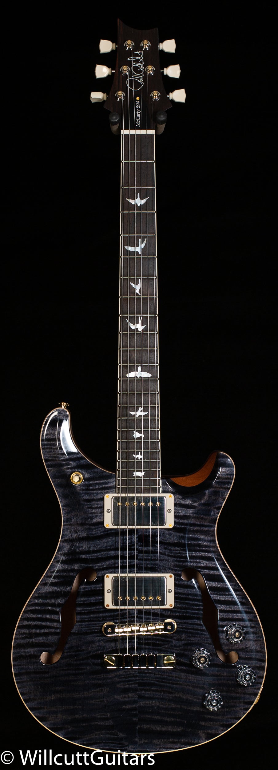 PRS Hollowbody II 594 Wood Library Edition Grey Black