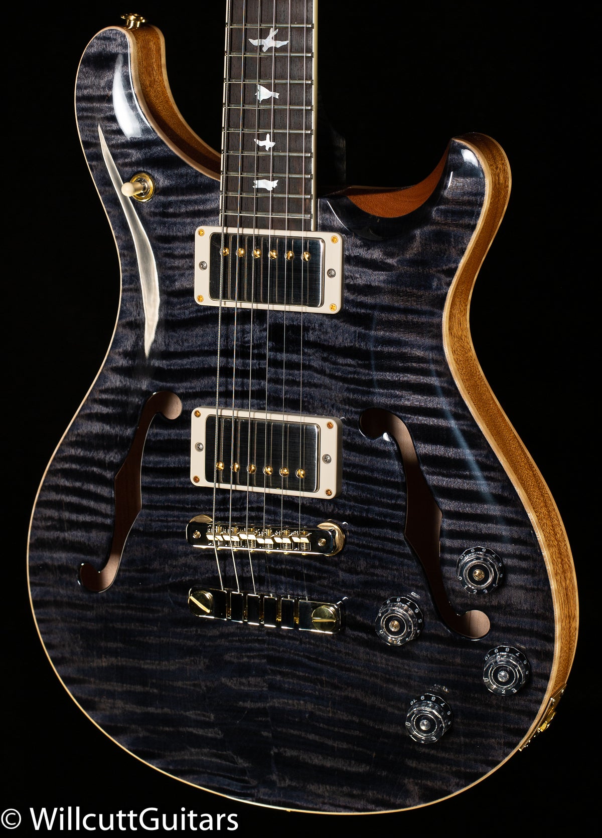 PRS Hollowbody II 594 Wood Library Edition Grey Black