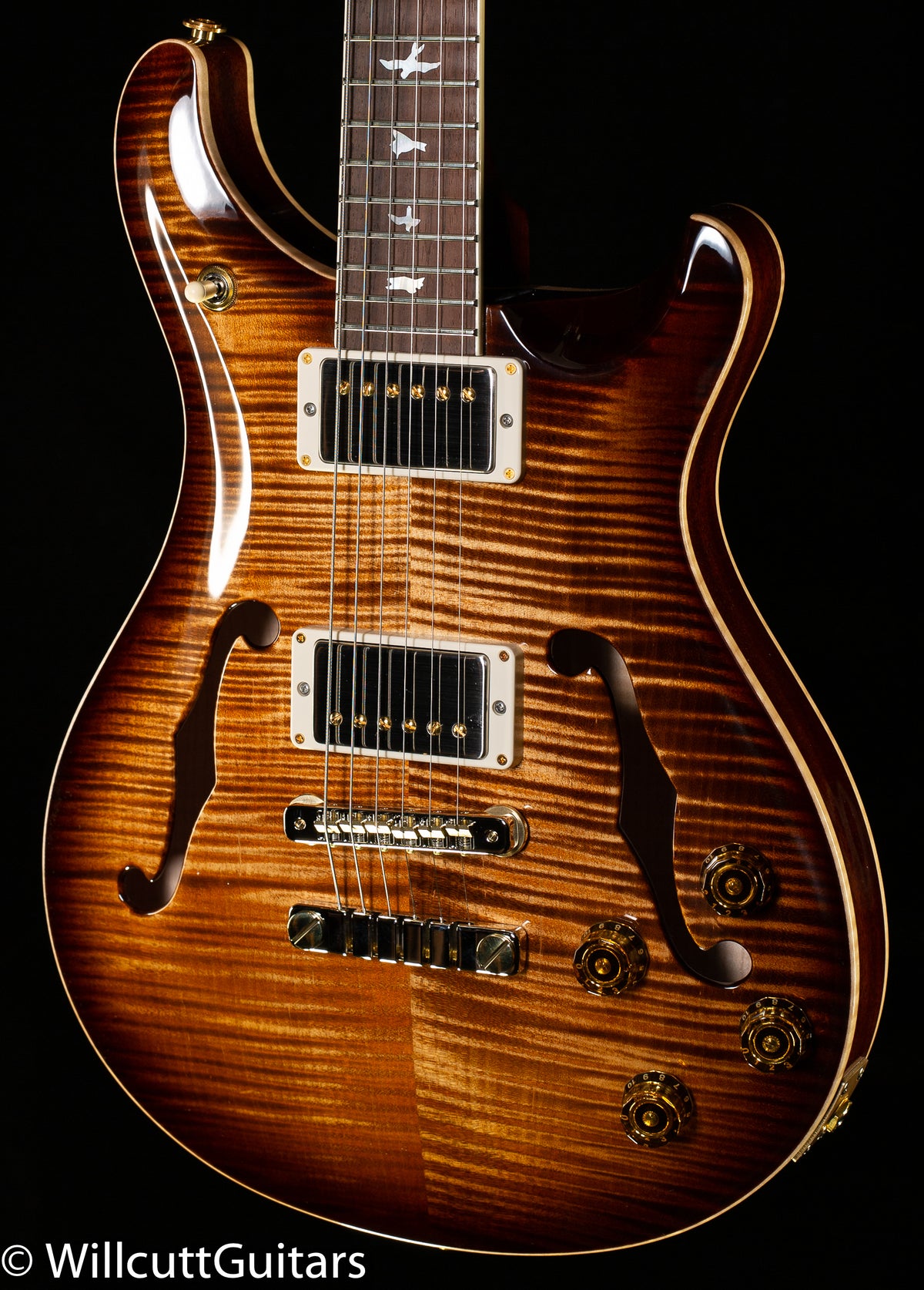 PRS Hollowbody II 594 Wood Library Edition Copperhead Burst
