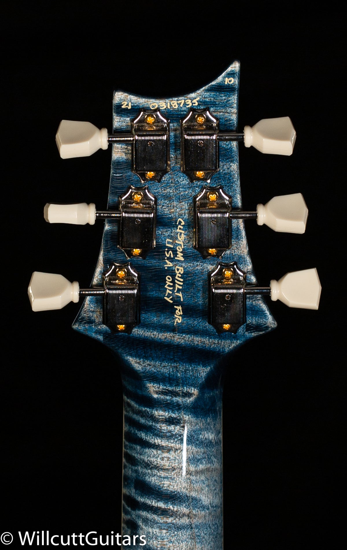 PRS Hollowbody II 594 Wood Library Edition Faded Whale Blue