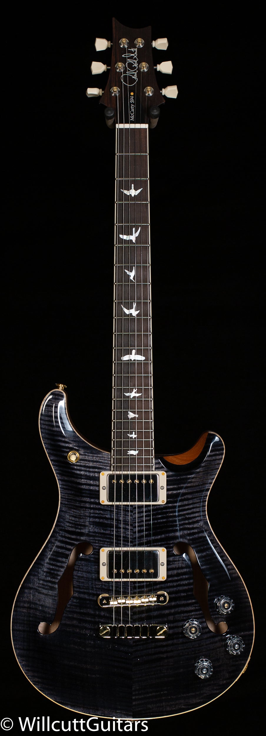 PRS Hollowbody II 594 Wood Library Edition Grey Black