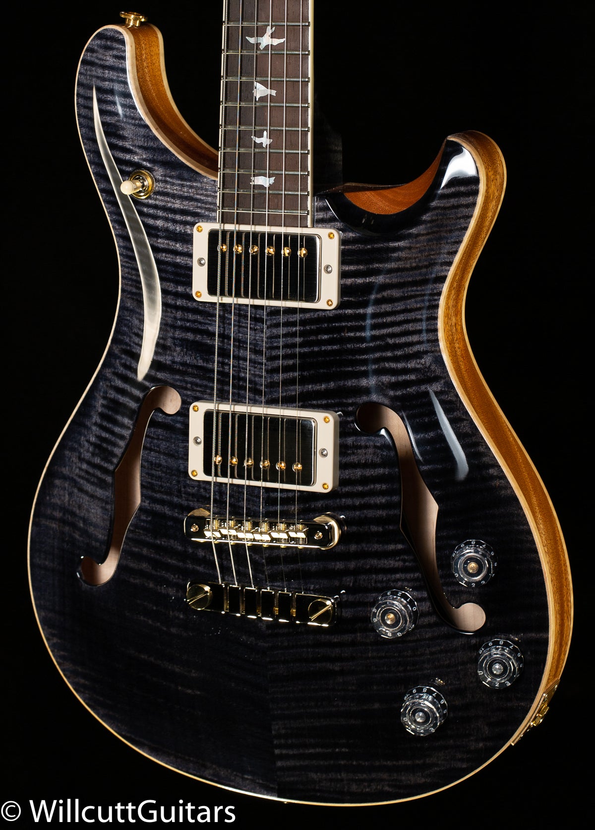PRS Hollowbody II 594 Wood Library Edition Grey Black