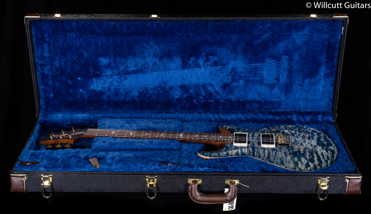 PRS Custom 24 Wood Library Edition Faded Blue Jean Roasted Maple