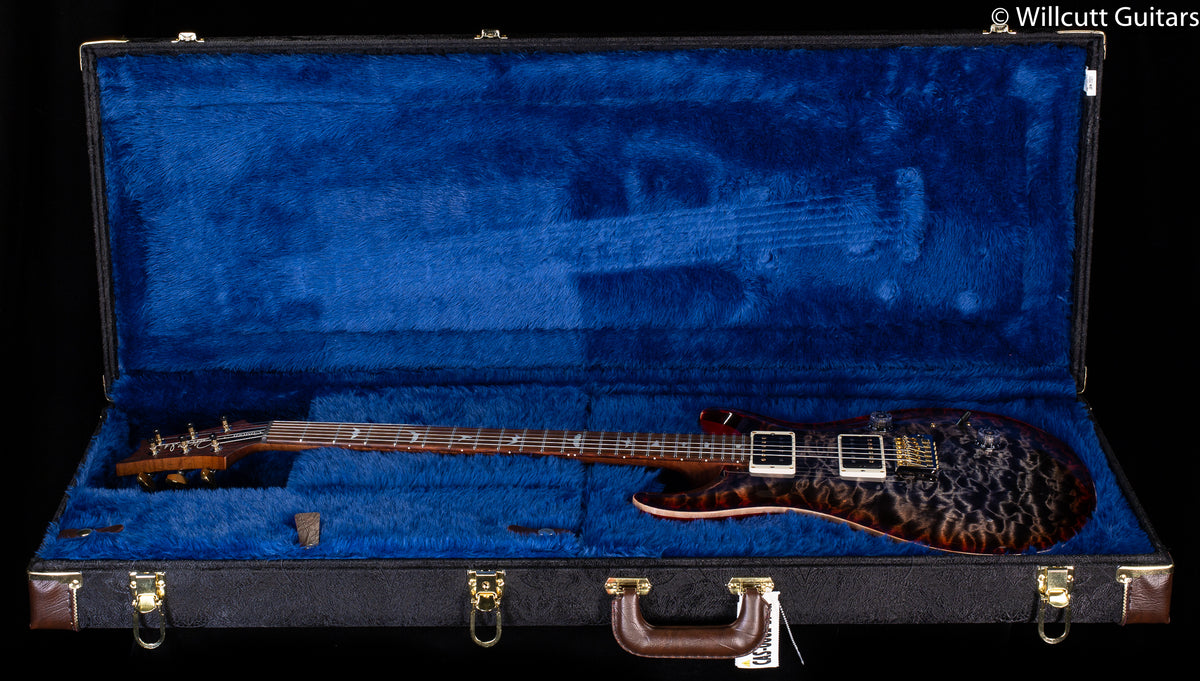 PRS Custom 24 Wood Library Edition Charcoal Cherry Burst Roasted Maple